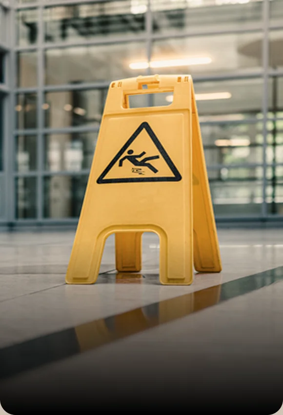 Wet floor sign